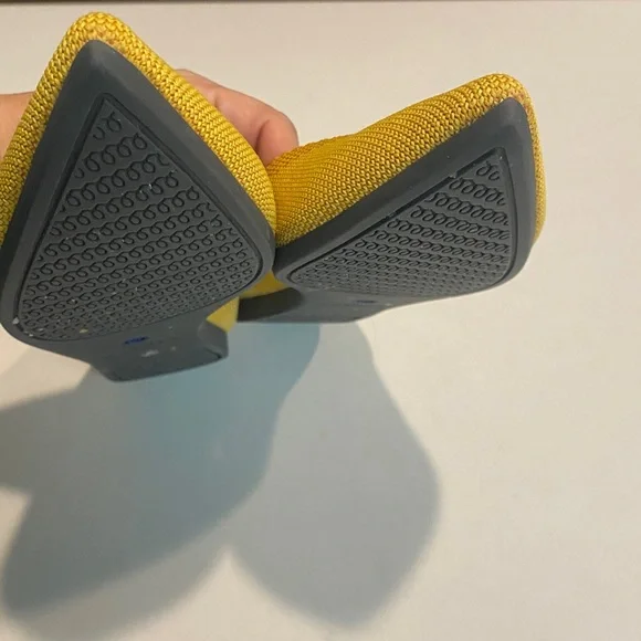 ROTHY’S RETIRED THE POINT MARIGOLD YELLOW POINTED TOE FLATS BALLET WOMEN SZ 8.5 - Picture 9 of 11